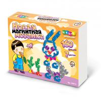 Новая магнитная фигурная мозаика 160 фишек 7 цв.