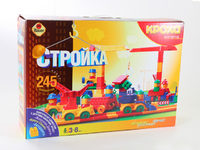 Конструктор детский "Стройка" 245 дет. (Кроха)