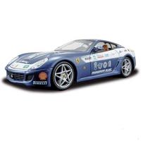 Машинки "Maisto" Ferrari  Fiorano GTB 599 (сборка) Metallik Blue 1:24