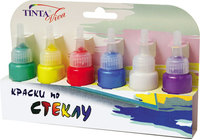 Краски по стеклу "TINTA VIVA" 6 цв.