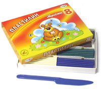 Пластилин "Мультики" 8 цв.