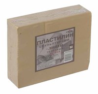 Пластилин скульптурный "Лицей" мягкий телесный 500 гр.