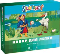 Масса для лепки и моделирования "В гостях у сказки" 6 цв.