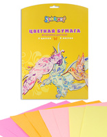 Набор детскийбумаги флюоресцентной "SHINE FLYERS" 8л.