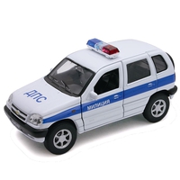 Машинка металлическая Chevrolet Niva Милиция ДПС 1:34/39