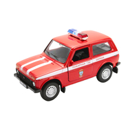Машинка металлическая Lada 4x4 Пожарная охрана 1:34/39
