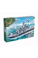 BanBao Конструктор детский Военый морской корабль 858 дет.