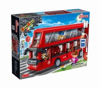BanBao Конструктор детский 2-х эт.ный автобус 412 дет.