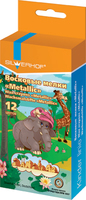 Восковые мелки Metallic ZANZIBAR 12 цв.