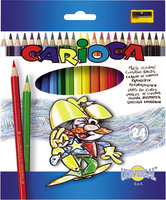 Карандаши CARIOCA  24 цв. с точилкой