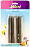 Карандаши Jumbo Пушистики 6 цв. в блистере