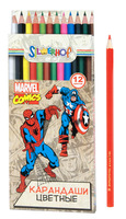 Карандаши MARVEL COMICS №2 12 цв.