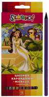 Карандаши Metallic PRINCESS 12 цв.