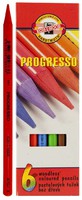 Карандаши PROGRESSO 6 цв.