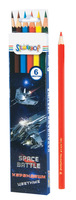 Карандаши SPACE BATTLE 6 цв.