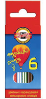 Карандаши SPORT EXTREEM 6 цв.