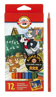Карандаши TOM & JERRY 12 цв.