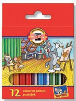 Карандаши TOM & JERRY короткие 6 цв.