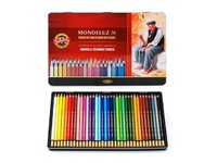 Карандаши акварельные MONDELUZ 36 цв. в металлической коробке