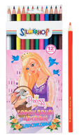 Карандаши пласт. PRINCESS 12 цв.