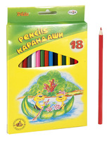 Карандаши ПЧЕЛКА 18 цв.
