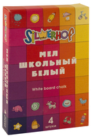 Мел белый EMOTIONS 4 штук