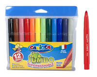 Фломастеры CARIOCA JUMBO 12 цв. в блистере