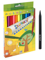 Фломастеры EMOTIONS CREATIVE  12 цв. шестигранные