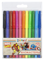 Фломастеры MARVEL COMICS 12 цв. ПВХ упаковка