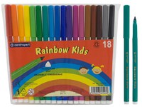 Фломастеры RAINBOW KIDS 18 цв.