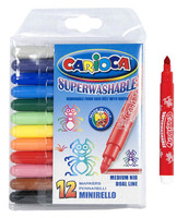 Фломастеры мини CARIOCA MINIRELLO 12 цв. в блистере