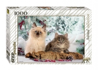 Пазл детский 1000 элементов "Кошки"