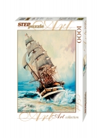 Пазл детский 1000 элементов  "Amerigo Vespucci". Фрегат