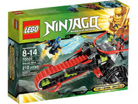 Конструктор детский Ninjago (Ниндзяго) "Воин на мотоцикле" 70501