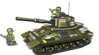 Конструктор детский  Танк  330 дет.