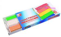 Пластилин "Престиж" с золотом, 6 цв.