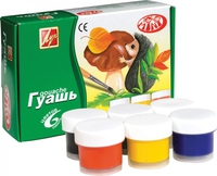 Гуашь "Мини"  6 цв.