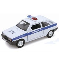 Машинка металлическая Lada2108 Милиция ДПС 1:34/39