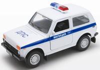 Машинка металлическая Lada 4x4 Милиция ДПС 1:34/39