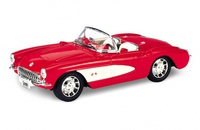 Машинка металлическая винтажная Chevrolet Corvette 1957 1:34/39