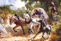 Пазл детский "Крытый фургон, R.Koller " 3000 элементов