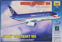 Модели самолетов для склеивания"Суперджет 100"