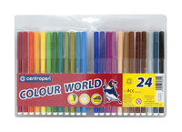 Фломастеры COLOUR WORLD 24 цв.