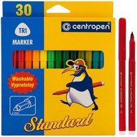 Фломастеры STANDARD TRI 30 цв.