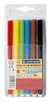 Фломастеры COLOUR WORLD 6 цв.