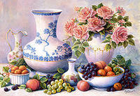 Castorland Пазл "Натюрморт с виноградом", 2000 дет.