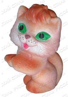 Дет. игрушечная кошечка с бантом