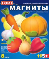 Набор детскийизготовления фигурок из гипса на магнитах "Овощи"