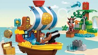 Конструктор детский Duplo (Дупло) "Пиратский корабль Джейка" 10514