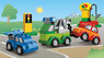 Конструктор детский Duplo (Дупло) "Машинки-трансформеры" 10552